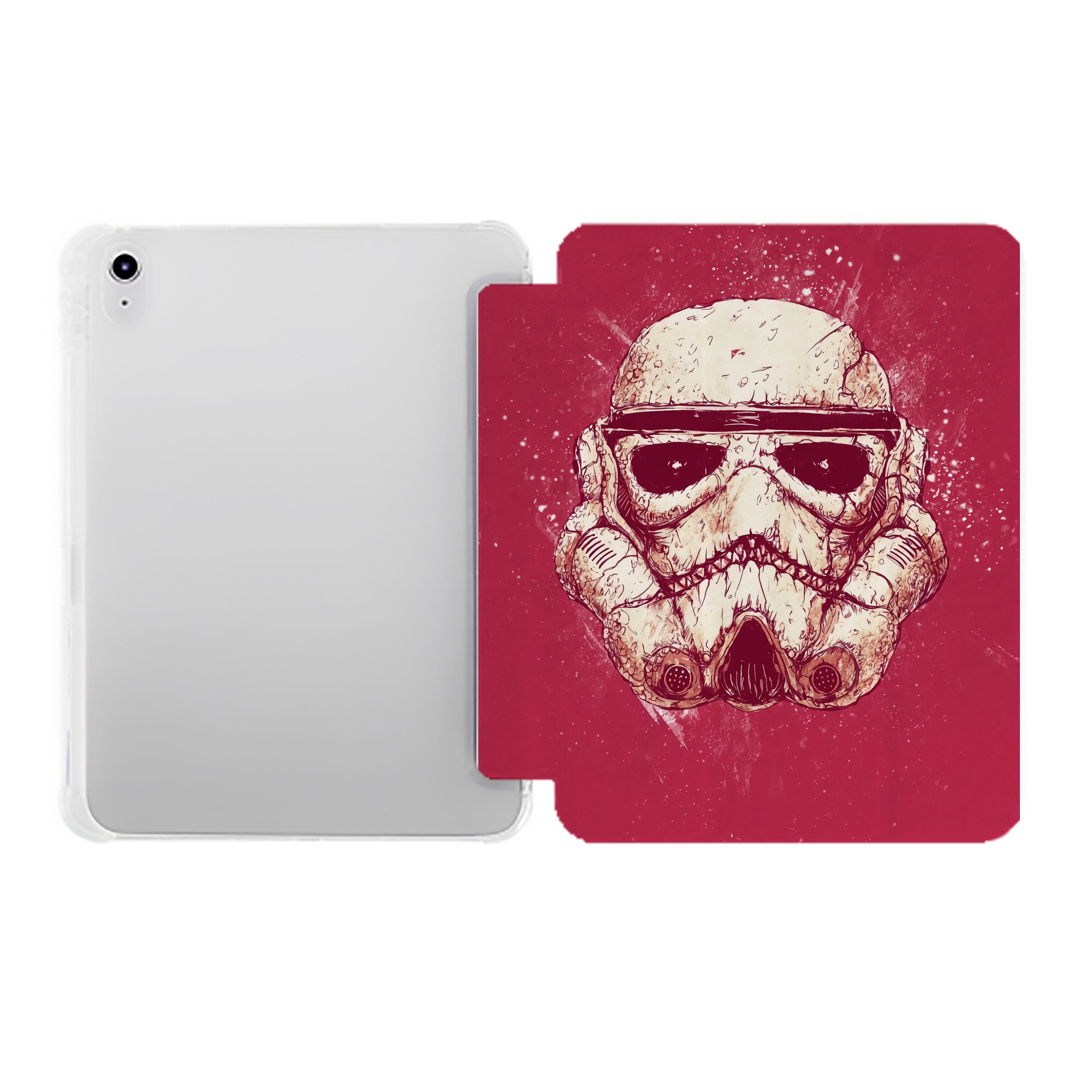 （画像用） スター・ウォーズ Star Wars IPad ケース ペン収納付き 三つ折りスタンド PUレザー×シリコン 対応機種9.5/10.5/10.9インチ